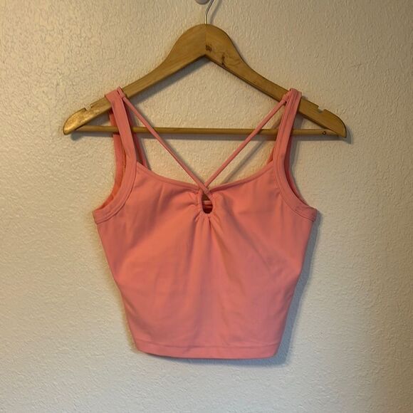 Athleta Shanti Keyhole Crop Tank Medium - Picture 1 of 4